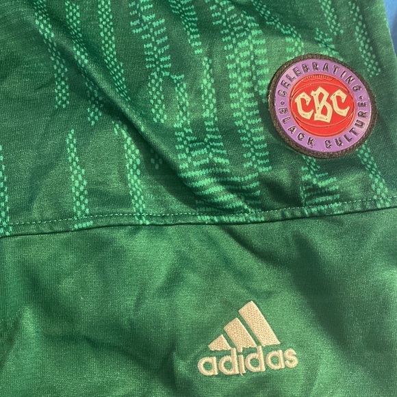 NWOT Men’s Adidas University of Miami -Celebrating Black Culture Athletic Shorts - Picture 9 of 11